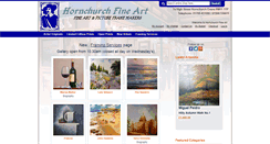 Desktop Screenshot of hornchurchfineart.co.uk